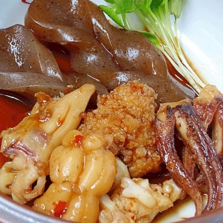 おつまみ ゲソと手綱こんにゃくサッと煮 レシピ 作り方 By Startrek 楽天レシピ